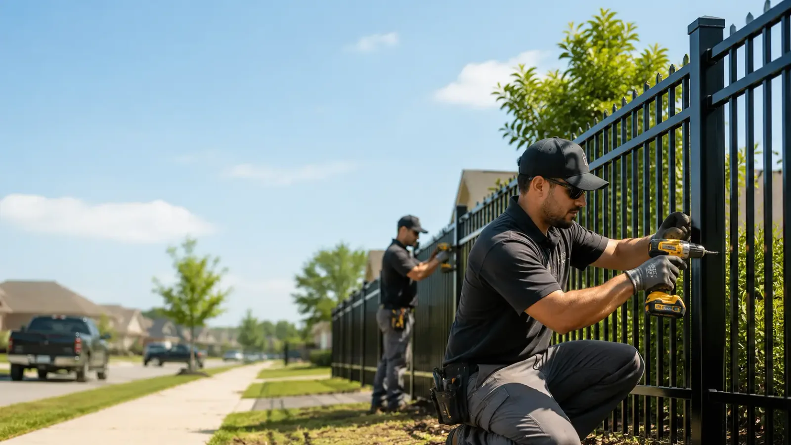 Metal Fence Installation in Irvington, IL